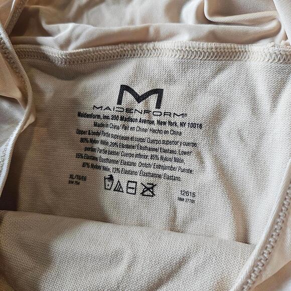 Maidenform Firm Control Top To Bottom Smoothing shapewear bodysuit Size XL NWT - Picture 5 of 8